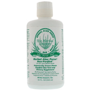 Herbal Answers, Herbal Aloe Force, Raw Purified, 32 fl oz (946 ml)