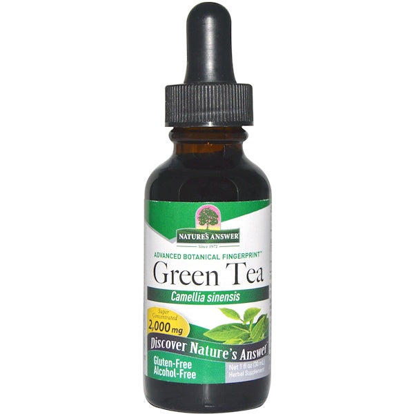 Nature's Answer, Green Tea, Alcohol-Free, 2,000 mg, 1 fl oz (30 ml)