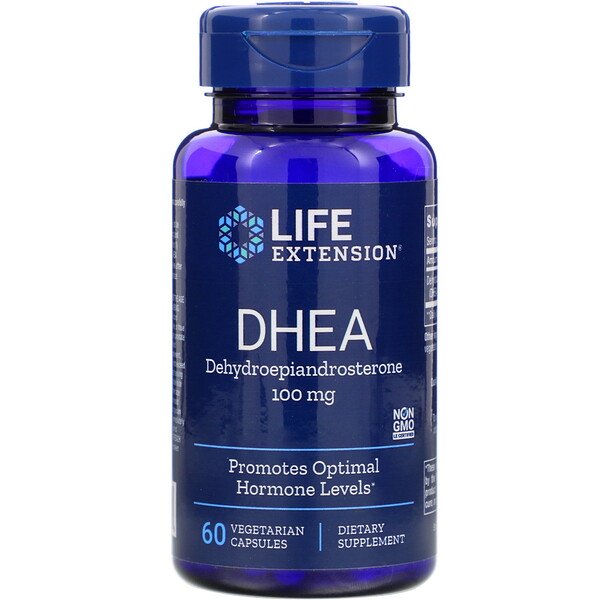 Life Extension, DHEA, 100 mg, 60 Vegetarian Capsules