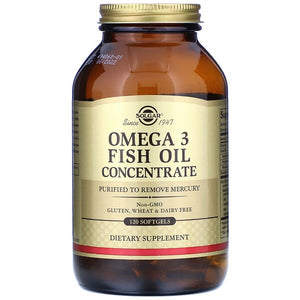 Solgar, Omega-3 Fish Oil Concentrate, 120 Softgels