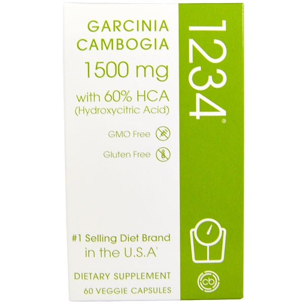 Creative Bioscience, Garcinia Cambogia 1234, 1,500 mg, 60 Veggie Capsules