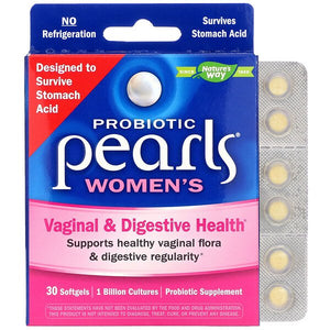 Nature's Way, Probiotic Pearls Women's, Vaginal & Digestive Health, 30 Softgels