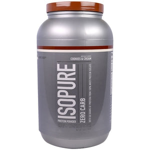 Isopure, Zero Carb, Protein Powder, Cookies & Cream, 3 lbs (1.36 kg)