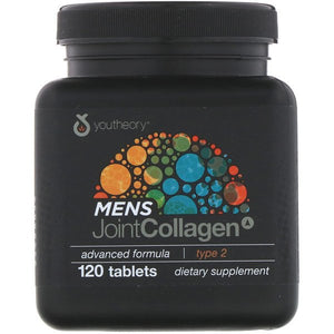 Youtheory, Mens Joint Collagen, Advanced Formula, Type 2, 120 Tablets