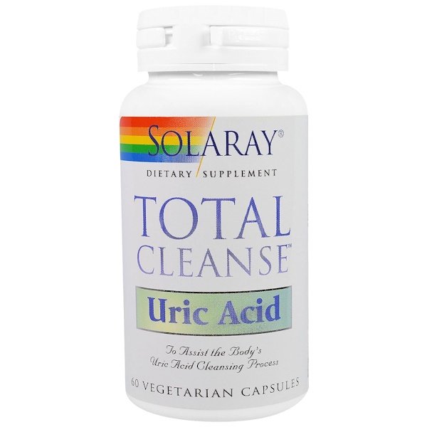 Solaray, Total Cleanse, Uric Acid, 60 Vegetarian Capsules