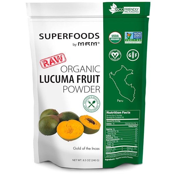 MRM, Raw Organic Lucuma Fruit Powder, 8.5 oz (240 g)