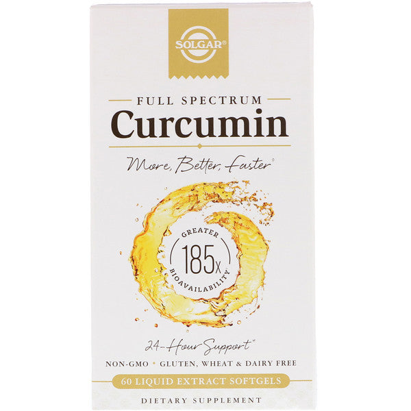 Solgar, Full Spectrum Curcumin, 60 Liquid Extract Softgels