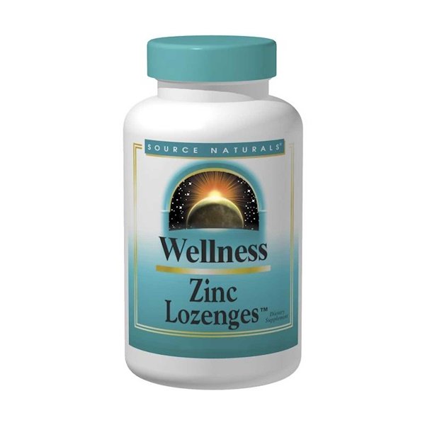 Source Naturals, Wellness, Zinc Lozenges, Peach-Raspberry, 23 mg, 120 Lozenges