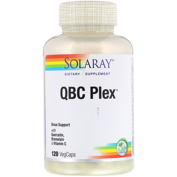 Solaray, QBC Plex, 120 VegCaps