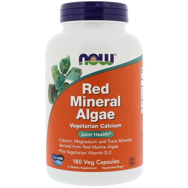 Now Foods, Red Mineral Algae, 180 Veg Capsules