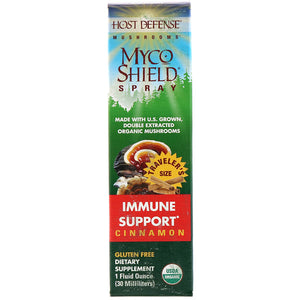 Fungi Perfecti, Mushrooms, Myco Shield Spray, Immune Support Cinnamon, 1 fl oz (30 ml)