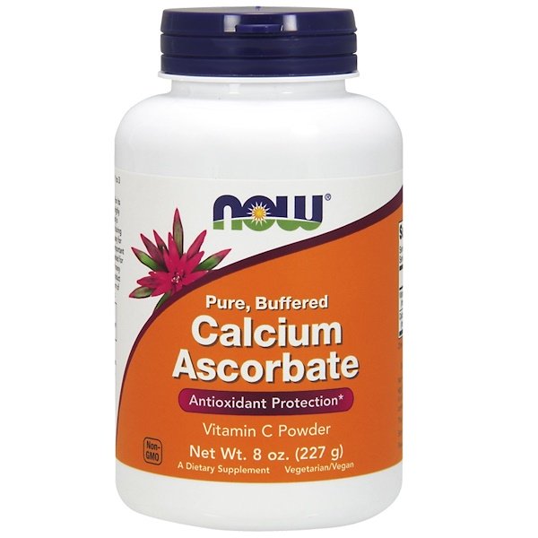 Now Foods, Pure, Buffered Calcium Ascorbate, Vitamin C Powder, 8 oz (227 g)