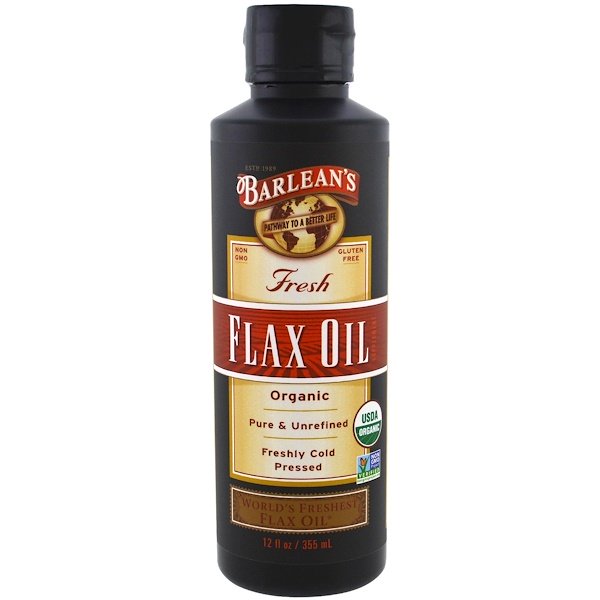 Barlean's, Organic Fresh, Flax Oil, 12 fl oz (355 ml)