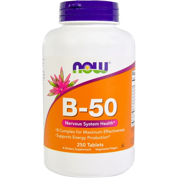 Now Foods, B-50, 250 Tablets