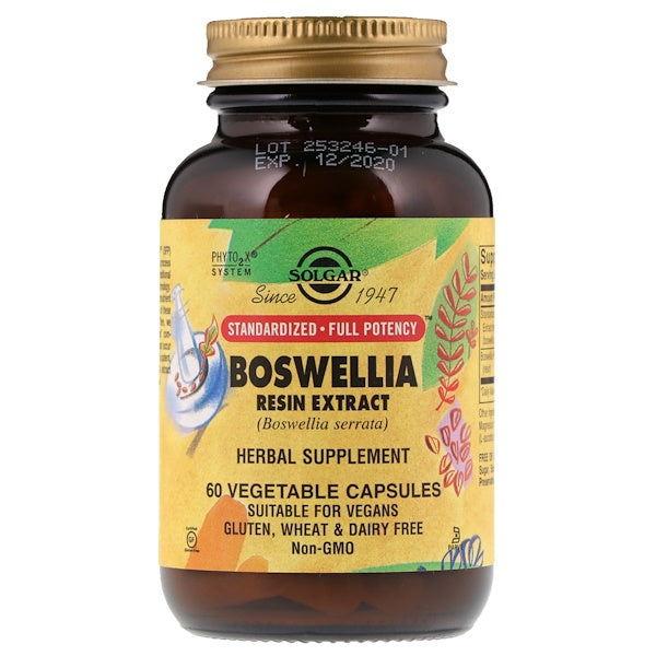 Solgar, Boswellia Resin Extract, 60 Vegetable Capsules