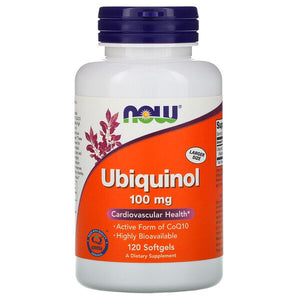 Now Foods, Ubiquinol, 100 mg, 120 Softgels