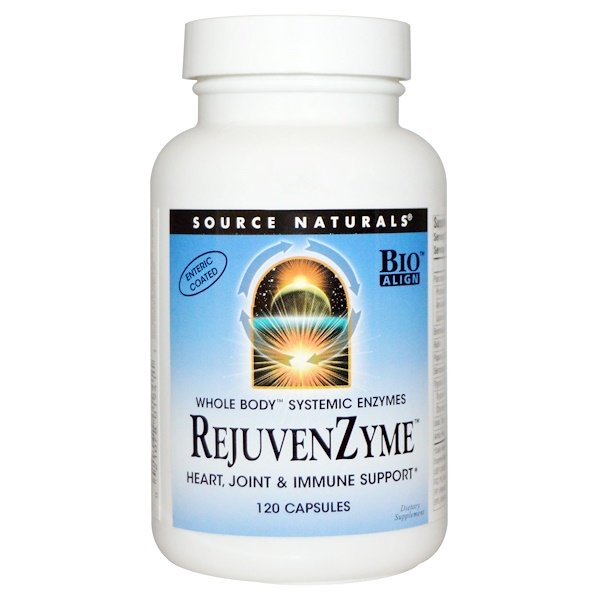 Source Naturals, RejuvenZyme, 120 Capsules