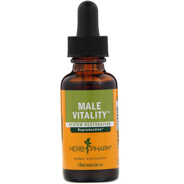 Herb Pharm, Male Vitality, System Restoration, 1 fl oz (30 ml)