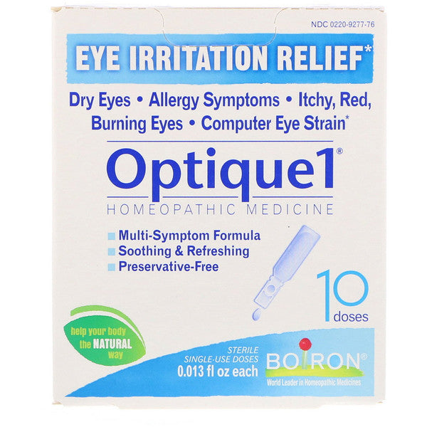 Boiron, Optique 1, Eye Irritation Relief, 10 Doses, 0.013 fl oz Each