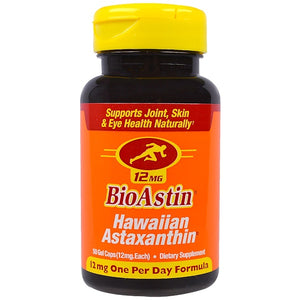 Nutrex Hawaii, BioAstin, Hawaiian Astaxanthin, 12 mg, 50 Gel Caps