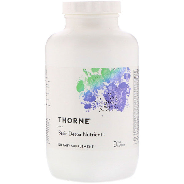 Thorne Research, Basic Detox Nutrients, 360 Capsules