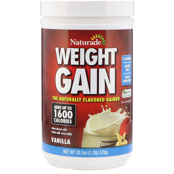 Naturade, Weight Gain, Vanilla, 1.3 lbs (576 g)