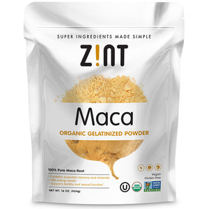 Zint, Maca, Organic Gelatinized Powder, 16 oz (454 g)