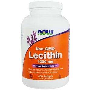 Now Foods, Non-GMO Lecithin, 1,200 mg, 400 Softgels