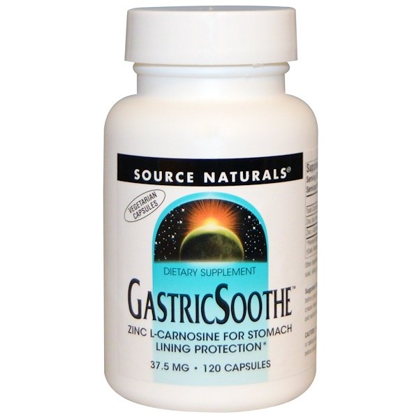 Source Naturals, GastricSoothe, 37.5 mg, 120 Capsules