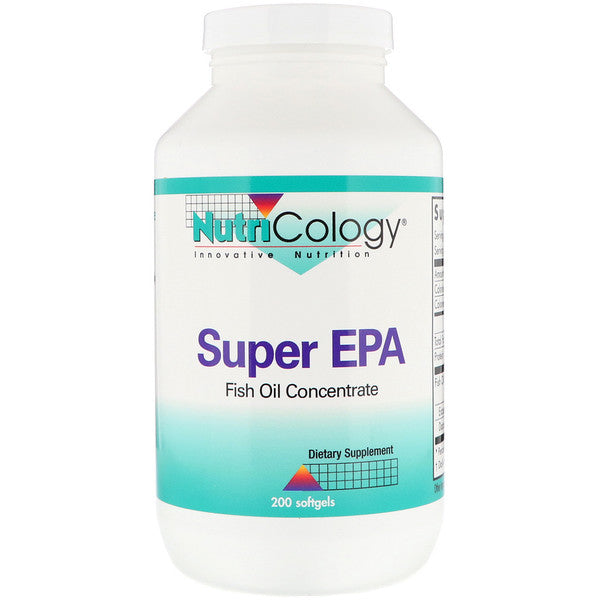 Nutricology, Super EPA, Fish Oil Concentrate, 200 Softgels