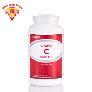 GNC Vitamin C 1000 With Rosehip 250s