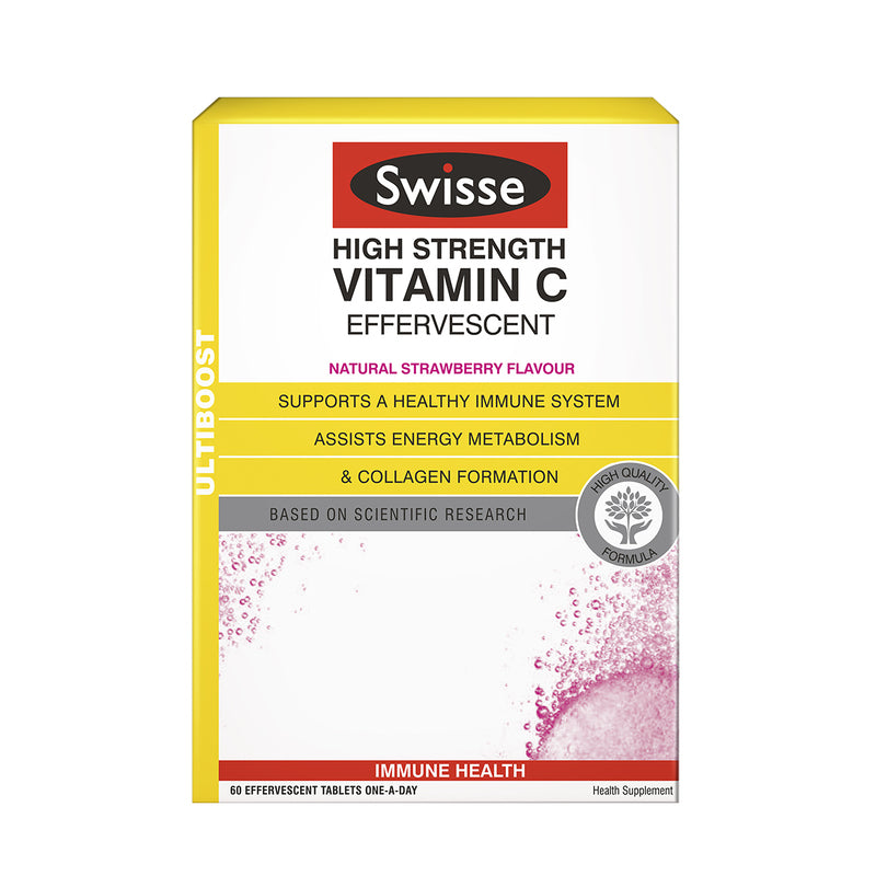 Swisse High Strength Vitamin C Effervescent Tab 60pcs