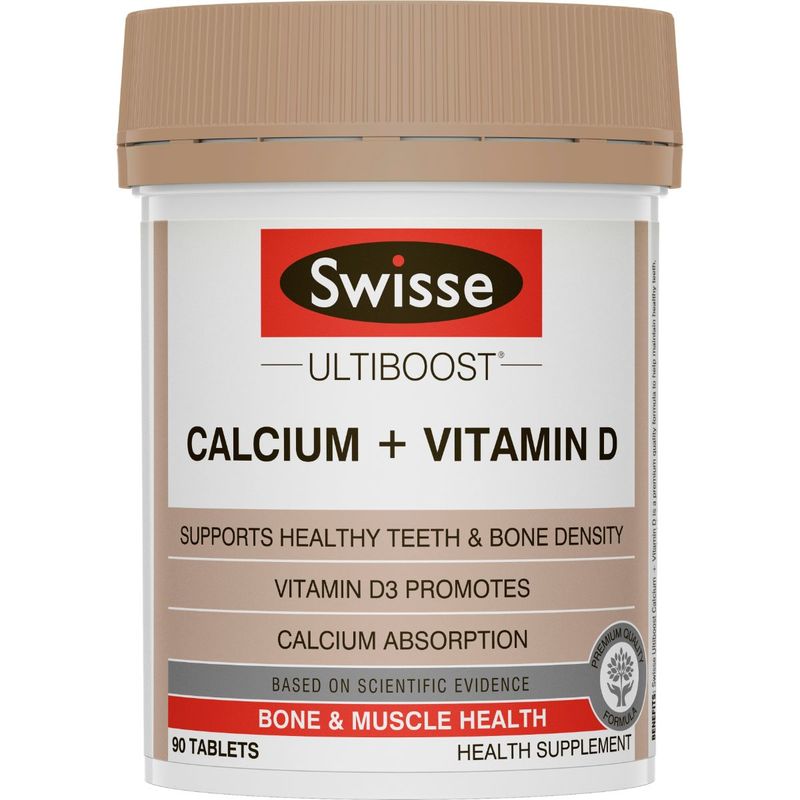 Swisse Ultiboost Calcium+Vitamin D 90pcs