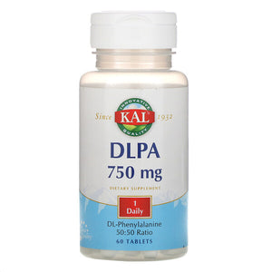 KAL, DLPA, 750 mg, 60 Tablets