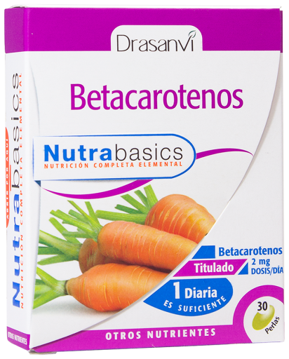 Beta Carotene 10mg 30 pearls Nutrabasicos