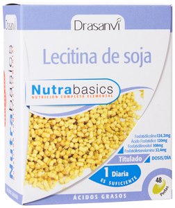 Soy Lecithin 1200mg 48 pearls Nutrabasicos