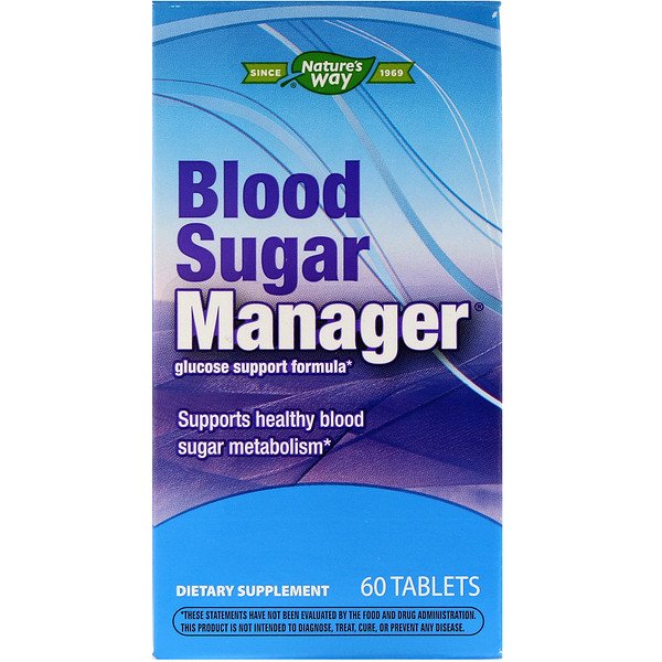 Nature's Way, Blood Sugar Manager, 60 Tablets