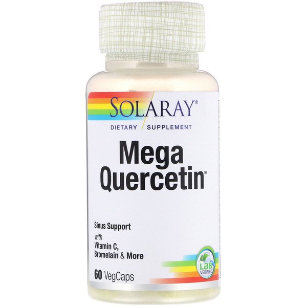 Solaray, Mega Quercetin, 60 VegCaps