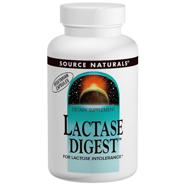 Source Naturals, Lactase Digest, 180 Veggie Caps