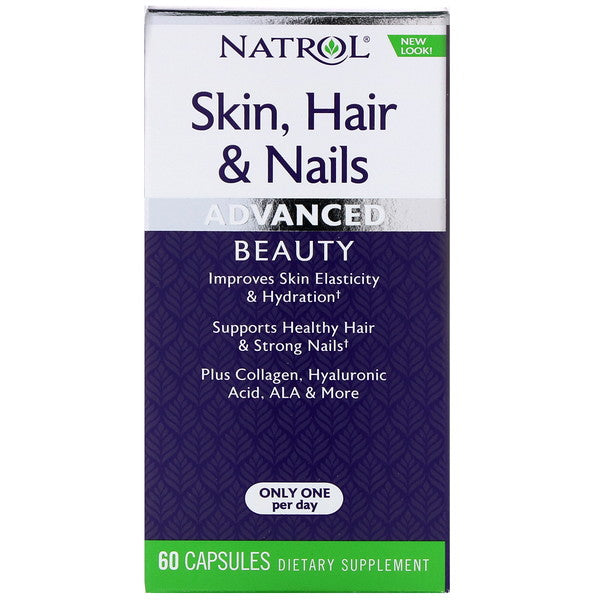 Natrol, Skin, Hair & Nails, Advanced Beauty, 60 Capsules