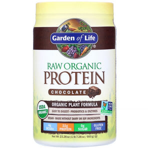 Garden of Life, RAW Organic Protein, Organic Plant Formula, Chocolate, 23.28 oz (660 g)