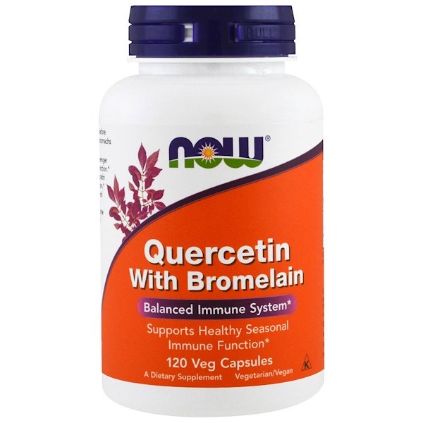 Now Foods, Quercetin with Bromelain, 120 Veg Capsules