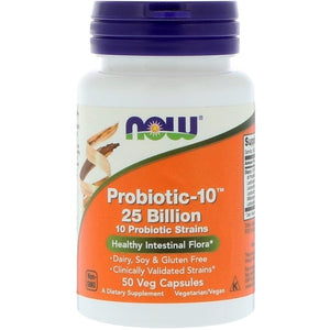 Now Foods, Probiotic-10, 25 Billion, 50 Veg Capsules