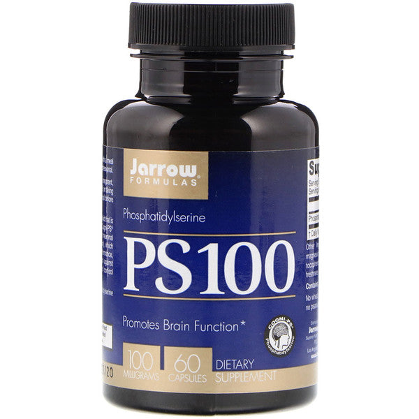 Jarrow Formulas, PS 100, Phosphatidylserine, 100 mg, 60 Capsules