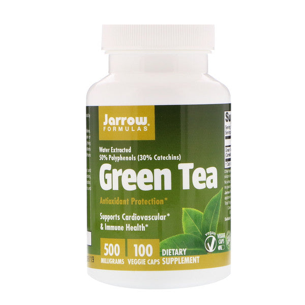 Jarrow Formulas, Green Tea, 500 mg, 100 Veggie Caps