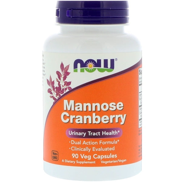 Now Foods, Mannose Cranberry, 90 Veg Capsules