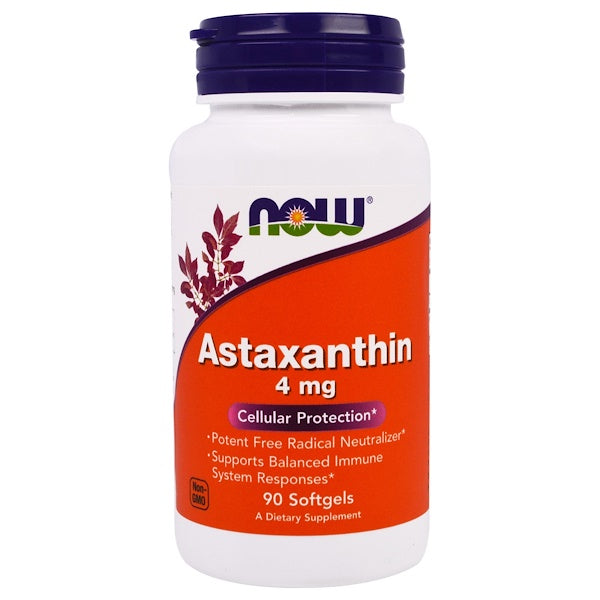 Now Foods, Astaxanthin, 4 mg, 90 Softgels