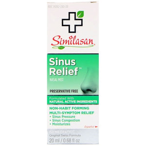 Similasan, Sinus Relief Nasal Mist, 0.68 fl oz (20 ml)