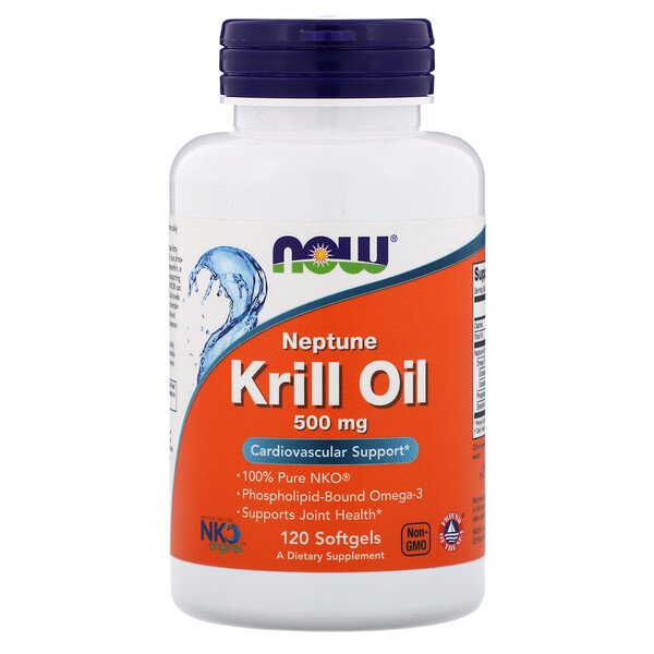 Now Foods, Neptune Krill Oil, 500 mg, 120 Softgels