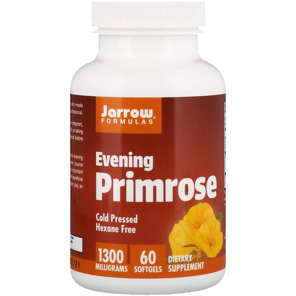 Jarrow Formulas, Evening Primrose, 1300 mg, 60 Softgels